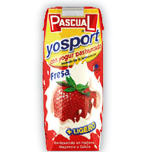 ZUMO YOSPORT FRESA 250 ML 18 UDS