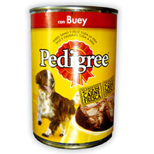 PEDIGREE PERRO BUEY LATA 400 GRS