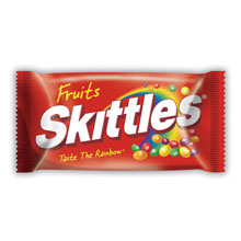 SKITTLES FRUIT 55GRS 36 UDS