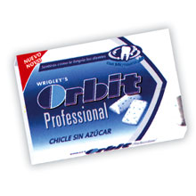 ORBIT ICE MENTA FUERTE (PROFESIONAL) 12U
