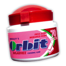 ORBIT FRESA GRAGEA BOX 6 X 70 UDS