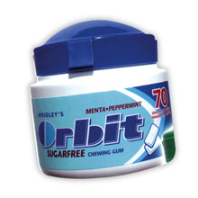 ORBIT MENTA GRAGEA BOX 6 X 70 UDS