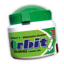 ORBIT HIERBABUENA GRAGEA BOX 6 X  70 UDS