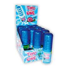 TWO TO ONE MANZANA GUM AZUL 12 UDS.