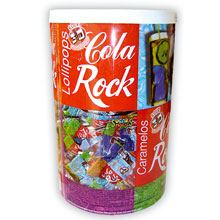 CHUP. BOTELLA COLA ROCK 3D 130 UDS