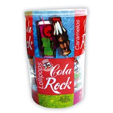 CHUP. + SAL DE FRUTA COLA ROCK 40 UDS