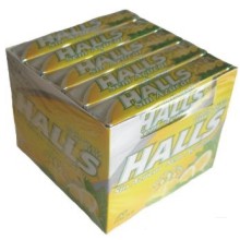 HALLS LIMON MENTA S/AZUCAR 20 UDS