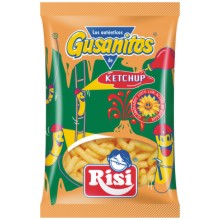 GUSANITOS KETCHUP RISI 35 GRS 30 UDS