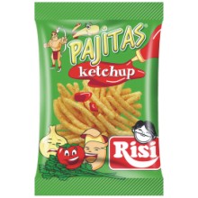 PAJITAS KETCHUP RISI 100 GRS 9 UDS