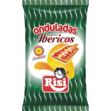 PATATAS ONDULADAS IBERICOS 100 GRS 8 UDS