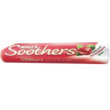 HALLS SOOTHERS STRAWBERRIES 20 UDS