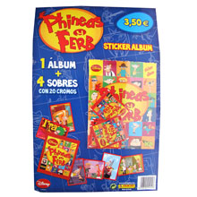 ALBUM PHINEAS & FERB 1 UDS