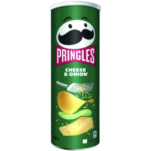 PRINGLES CHEESE & ONION 165 GRS 1 UDS
