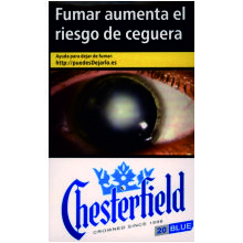 CHESTERFIELD CLASSIC BLUE 10 UDS