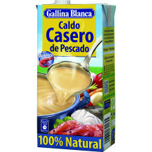CALDO CASERO PESCADO 100 % NATURAL 1 LT