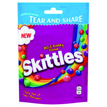 SKITTLES FRUTOS DEL BOSQUE POUCH 174 GRS