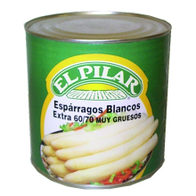 ESPARRAGOS 60/80 LATA 3 KG (EL PILAR)