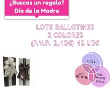 LOTE BALLOTINES 2 COLORES (2,15) 12 UDS