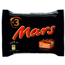 MARS PACK 3 X 45 GRS X 17 UDS