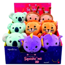 PELUCHES FUNNY SQUISHIMI 3D 12UDS