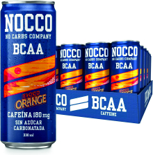 NOCCO BCAA BLOOD ORANGE SOL 33CL 24 UDS
