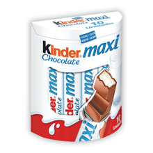 KINDER CHOCOLATE MAXI T 10 UDS
