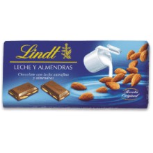 CHOC. ALMENDRAS LINDT 125 GRS